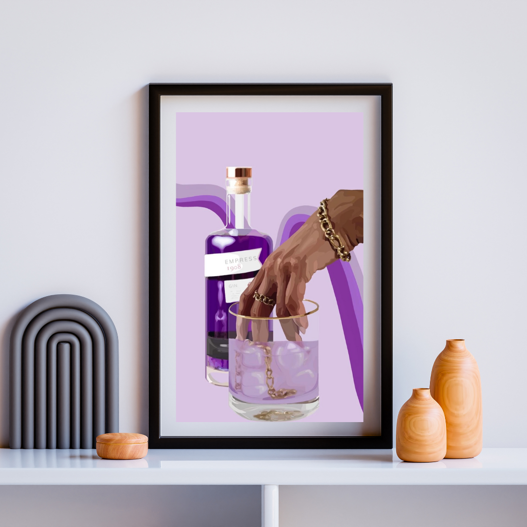 Empress Gin Print